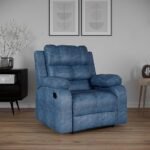 Solimo Perfect Loung Leatherette | Single Seater Sofa Recliner | Manual Recliner - Image 5