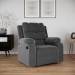 Solimo Perfect Loung Leatherette | Single Seater Sofa Recliner | Manual Recliner - Image 2