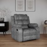 Solimo Perfect Loung Leatherette | Single Seater Sofa Recliner | Manual Recliner - Image 4