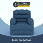Softland Plush Premium Fabric Manual Recliner | German Engineered Mechanism | 1 Seater - Superior Seat Comfort | Free Installation - Image 7
