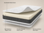 Softland Orthopedic Memory Foam Mattress | Back Pain Relief | Pressure Relief Foam | Premium Bed Mattress | Comfortable Sleep - Image 6