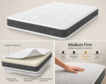 Softland Orthopedic Memory Foam Mattress | Back Pain Relief | Pressure Relief Foam | Premium Bed Mattress | Comfortable Sleep - Image 5