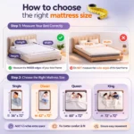 Softland Orthopedic Memory Foam Mattress | Back Pain Relief | Pressure Relief Foam | Premium Bed Mattress | Comfortable Sleep - Image 3