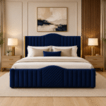 Softland | Wooden With Storage Upholstered Bed /Wooden Cot/Palang For Bedroom Solid Wood Box Bed