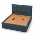 Softland | Wooden With Storage Upholstered Bed /Wooden Cot/Palang For Bedroom Solid Wood Box Bed - Image 2