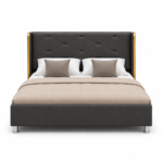 Softland | Wooden Bed | Wooden Cot | Palang For Bedroom Solid Wood Bed | Dark - Image 7