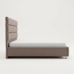 Softland | Wooden Bed | Wooden Cot | Palang For Bedroom Solid Wood Bed |Beige - Image 7