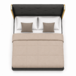 Softland | Wooden Bed | Wooden Cot | Palang For Bedroom Solid Wood Bed | Dark - Image 3