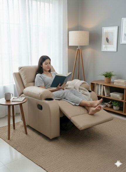 Softland| Avlon | Manual Recliner | Leatherette
